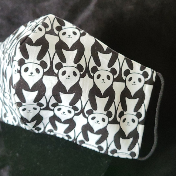 🌺Geometric Panda Mask 🐼 🌺 - Picture 3 of 5